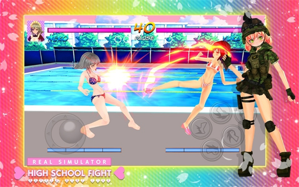 高中女生战斗模拟器中文版(High School Girl Anime Fighter)
